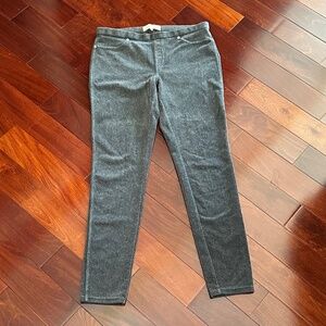 Michael Kors Classic Pull On Dark Grey Skinny Pocket Jeans Size M EUC